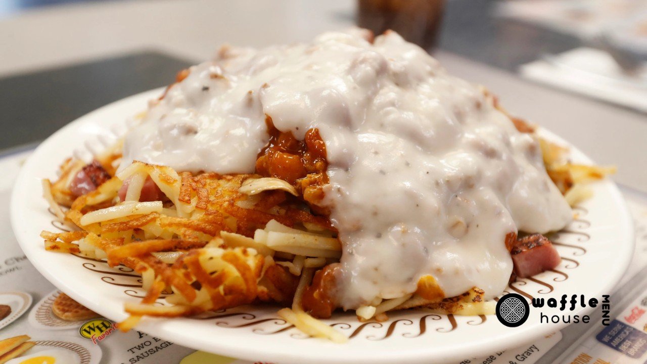 Hashbrowns All-The-Way at Waffle House