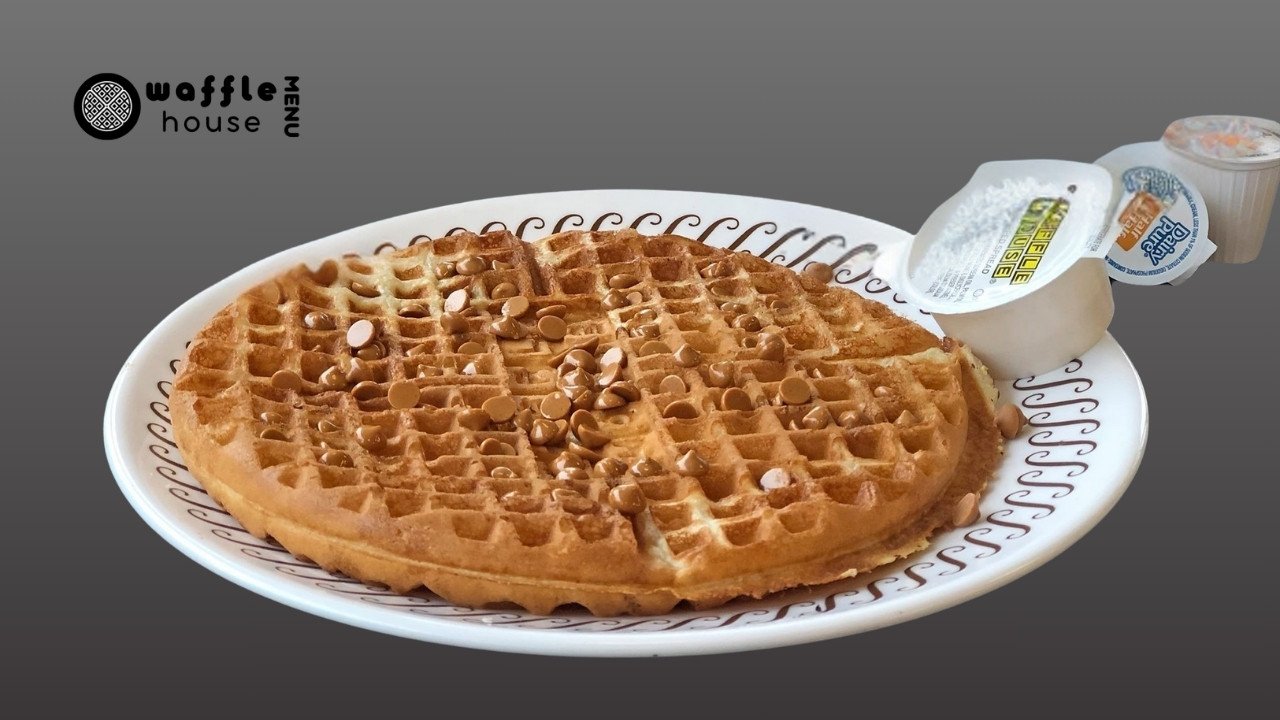 Peanut Butter Chip Waffle at Waffle House