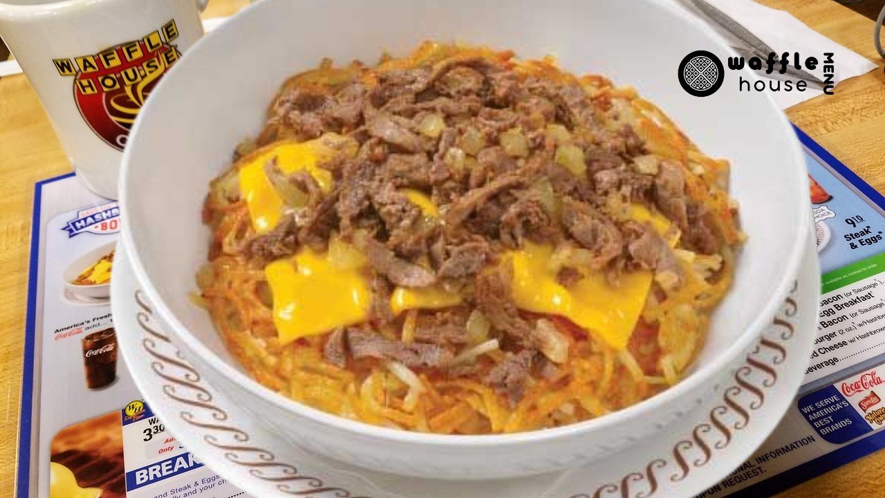 Lunch Melt Hashbrown Bowls at Waffle House
