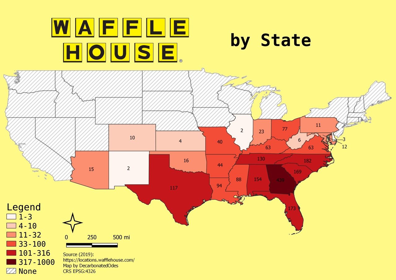 Waffle House Locations in USA